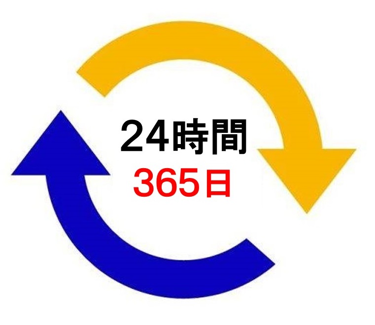 24時間365日お問い合わせ可能